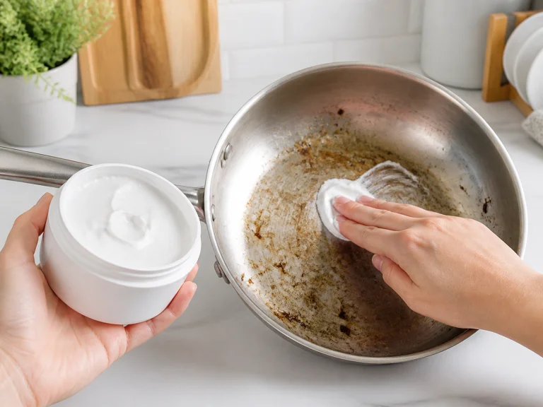 Thoa kem lên vết bẩn