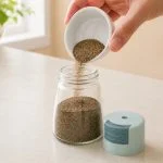Lọ Đựng Gia Vị Thủy Tinh Có Nút Bấm Chất Lượng Cao