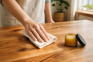 Đánh bóng gỗ tự nhiên