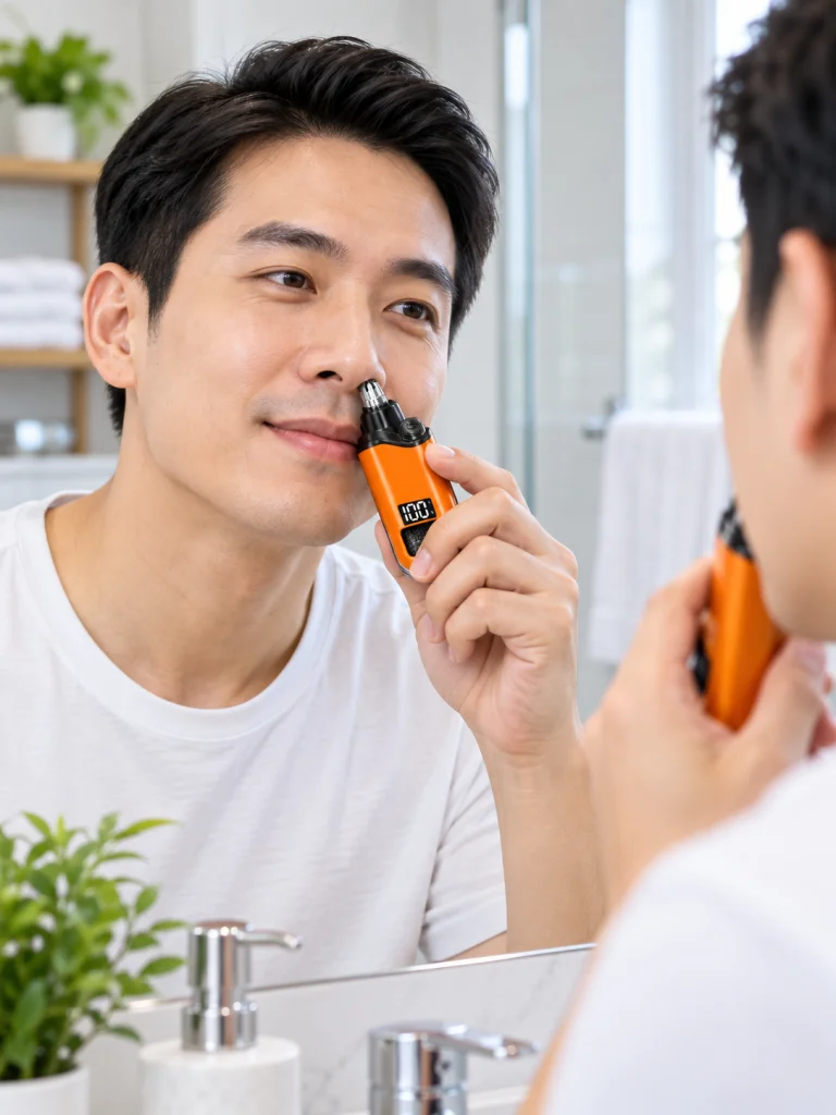 Bật máy và tỉa nhẹ nhàng