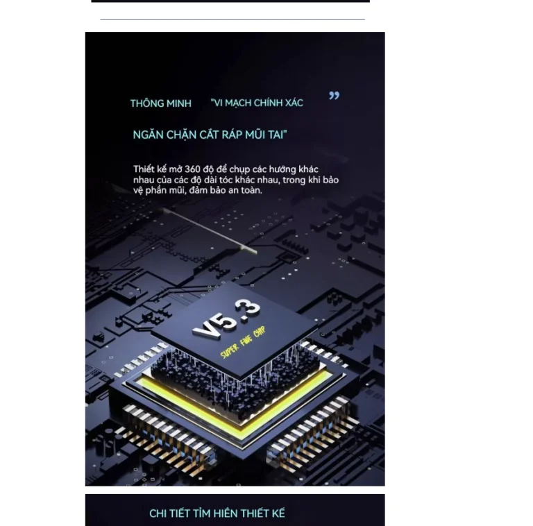 Chip V3.8 xử lý chính xác
