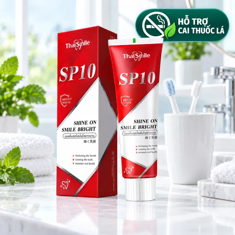 Kem đánh răng hỗ trợ giảm cảm giác thèm thuốc lá SP10