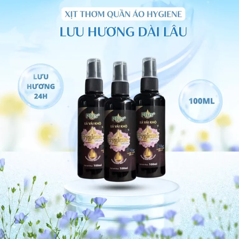 Chai Xịt Nước Xả Vải Khô HygienC Sacom Plus+